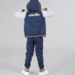 Online Ellesse Drengenes Renato Logo Hættetrøje Og Joggingbukser Sæt Blå/​Grå