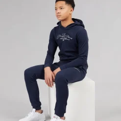 Online JACK & JONES Drengenes Scripted Tracksuit Blå Blazer