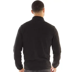 Sale JACK & JONES Fleecejakke til Herre med lynlås, sort