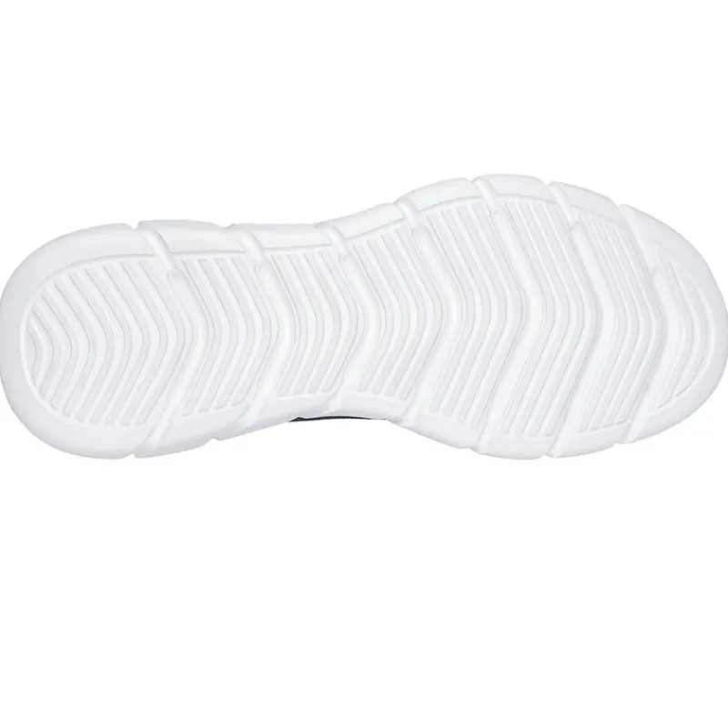 New SKECHERS SPORT Herre Bobs B Flex Icy Edge Sneakers Flade Marineblå