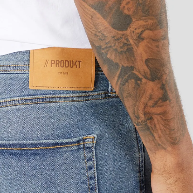 Clearance PRODUKT Herre 9655 Jeans Blå Denim Blå