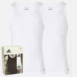 Outlet adidas Herre Active Flex Bomuld To Pak Vest Hvid