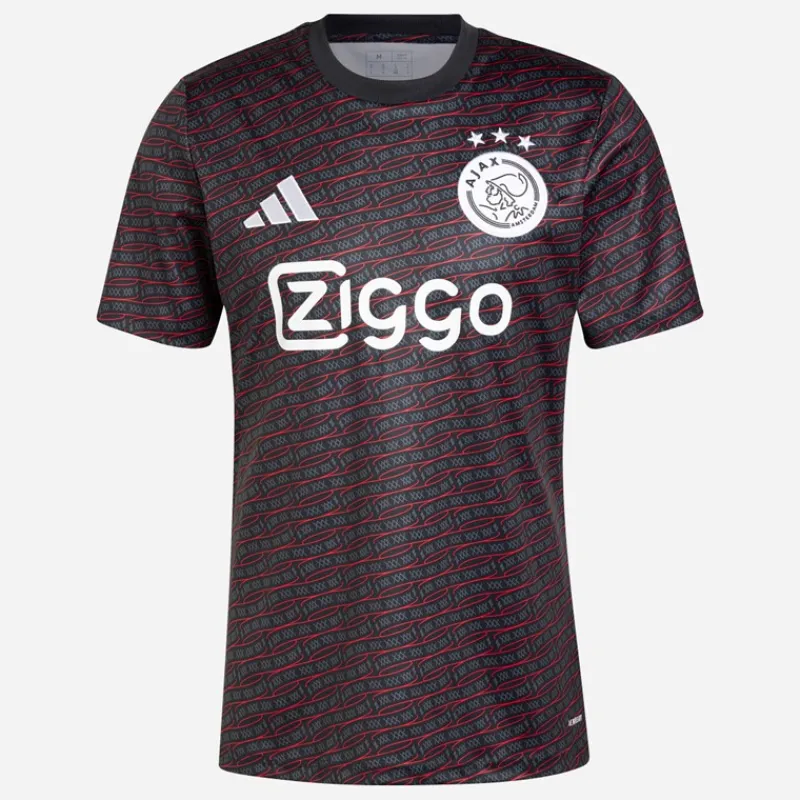 Best adidas Herre AFC Ajax Pre-Match Trøje Sort