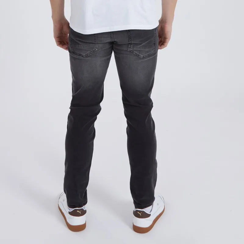 Discount Bench Herre Afspændte Koniske Jeans Vintage Sort