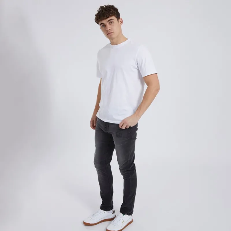 Discount Bench Herre Afspændte Koniske Jeans Vintage Sort