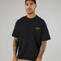 Hot Avant Garde Herre Ailes T-shirts Sort