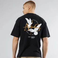 Hot Avant Garde Herre Ailes T-shirts Sort