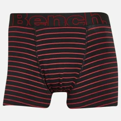 Discount Bench Herre Akiro Tre Pak Underbukser Garnfarvede Striber/​Sort/​Sort