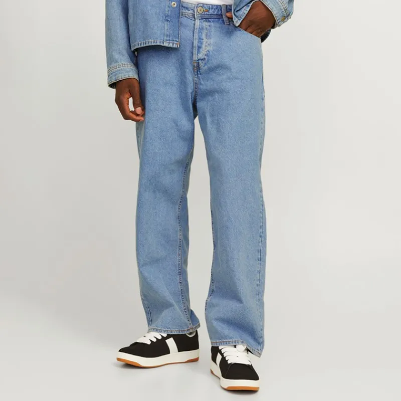 Clearance JACK & JONES Herre Alex SQ 704 Baggy Fit Jeans Lyseblå Lyseblå
