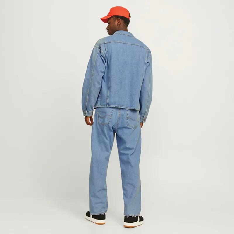 Clearance JACK & JONES Herre Alex SQ 704 Baggy Fit Jeans Lyseblå Lyseblå