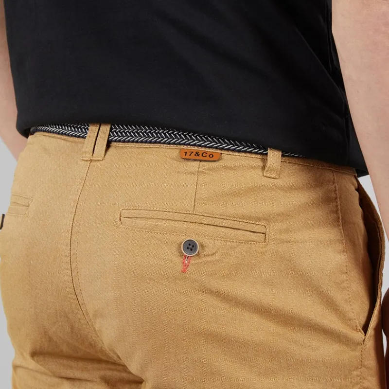Sale Indicode Herre Alkok Chinos Mojave Gyldenbrun