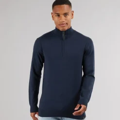 New Indicode Herre Ancona Jumper Navy Marineblå
