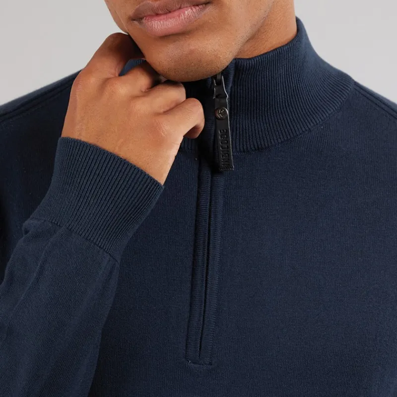 New Indicode Herre Ancona Jumper Navy Marineblå