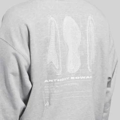 Sale adidas Herre Ant Edwards Grafisk Hættetrøje Medium Grey Heather