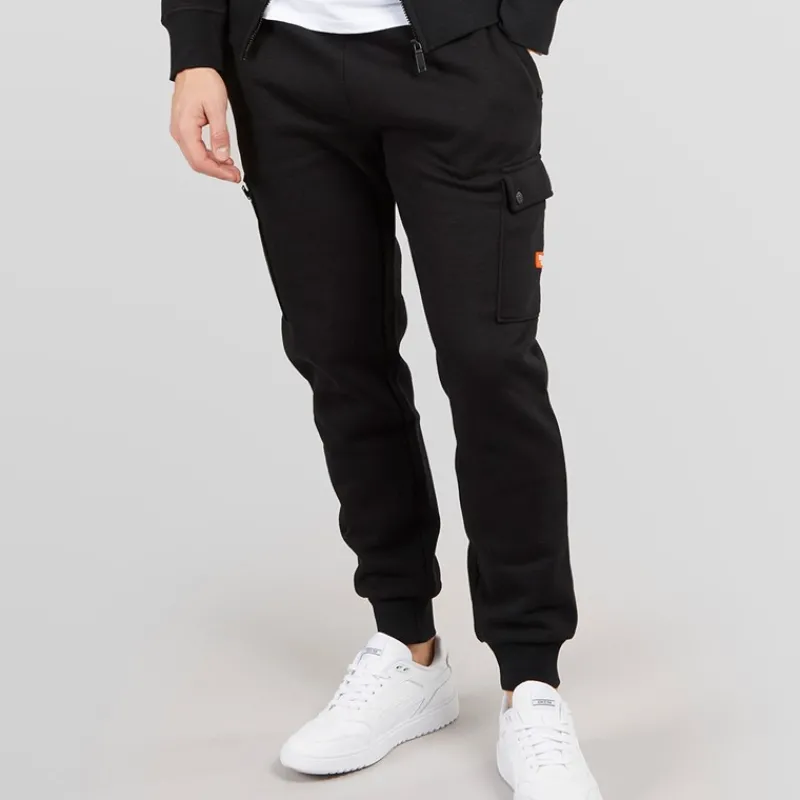 Online Bench Herre Aplev Cargo Joggers Sort