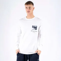 Outlet Marcus Herre Ardy Langærmet Top Hvid