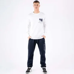 Outlet Marcus Herre Ardy Langærmet Top Hvid