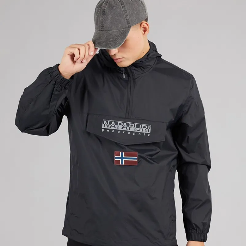 Hot Napapijri Herre Arper Lite Anorak Sort
