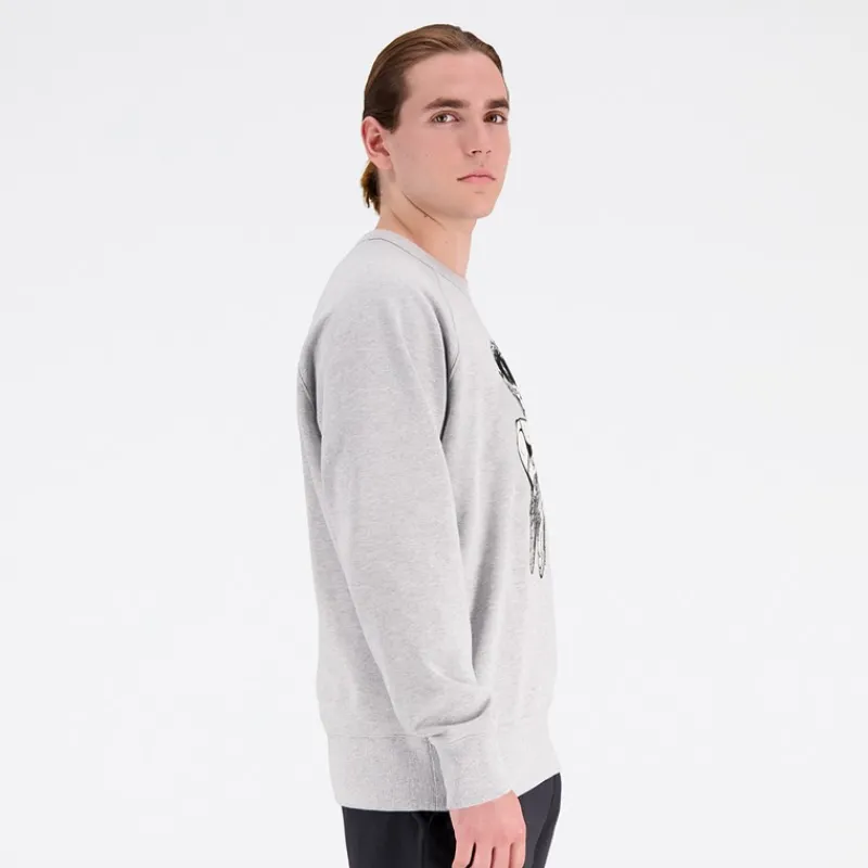 Hot New Balance Herre Athletics Engy Saint Ange Cool Piger Sweatshirt Athletic Grå