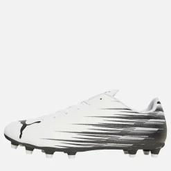 Best Puma Herre Attacanto II FG/AG Fast / Kunstgræs Fodboldstøvler / Sort Hvid