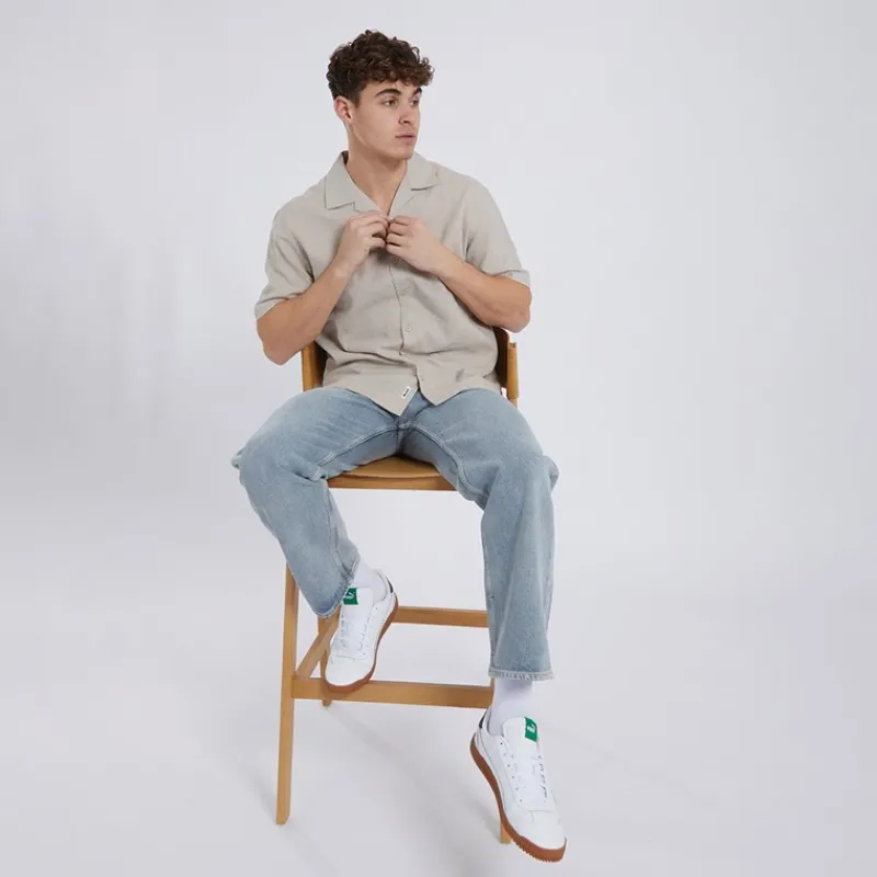 Bench Herre Auxin Skjorter med korte ærmer beige