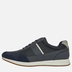 Online GEOX Herre Avery Sneakers Flade Marineblå