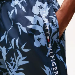 Clearance Tommy Hilfiger Herre Badeshorts Blomster Tropisk AOP Desert Sky
