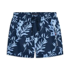 Clearance Tommy Hilfiger Herre Badeshorts Blomster Tropisk AOP Desert Sky