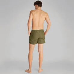 Online Calvin Klein Jeans Herre Badeshorts Brændt Oliven