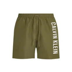 Online Calvin Klein Jeans Herre Badeshorts Brændt Oliven