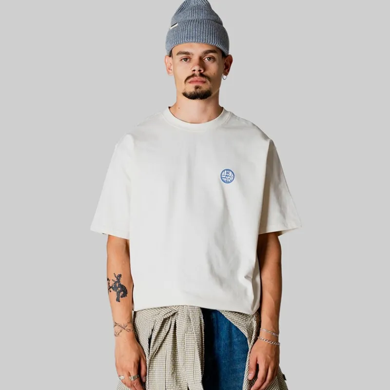 Clearance Woodbird Herre Baine Dim Sum T-shirt Off White