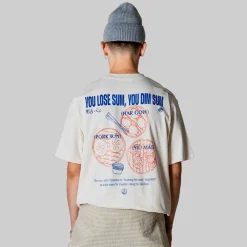 Clearance Woodbird Herre Baine Dim Sum T-shirt Off White