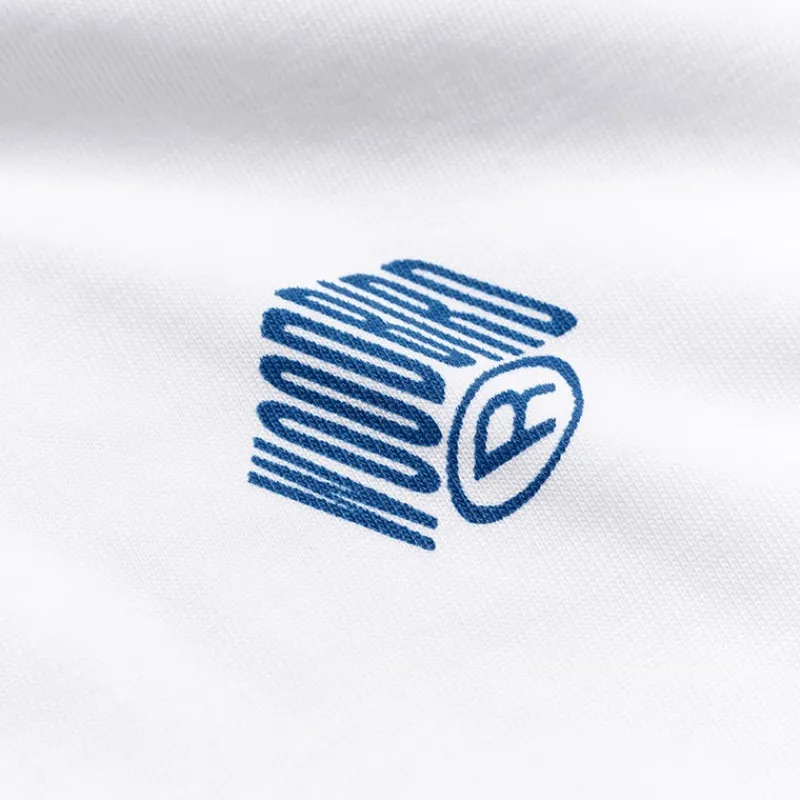Sale Woodbird Herre Baine Koi Levering T-shirt Hvid
