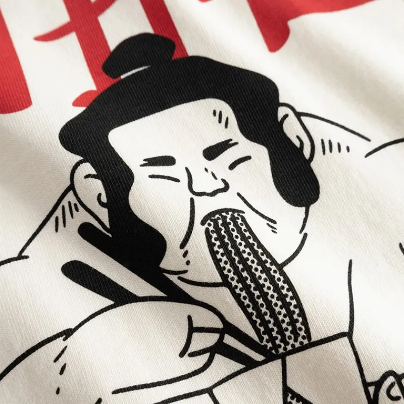 Discount Woodbird Herre Baine Sumo T-shirt Off White Off-white