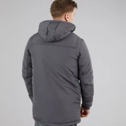 Hot Indicode Herre Baltico Duffel Coat Mørkegrå Dk Grey
