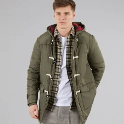 New Indicode Herre Baltico Duffel Frakke Army