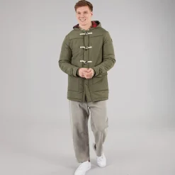 New Indicode Herre Baltico Duffel Frakke Army