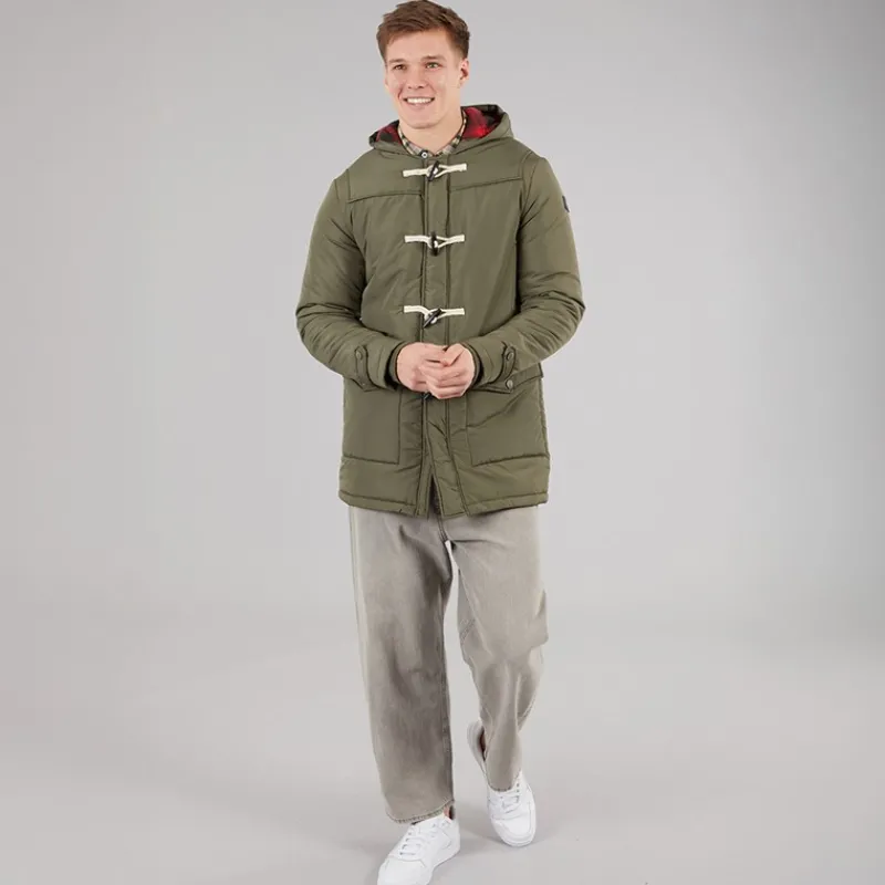 New Indicode Herre Baltico Duffel Frakke Army