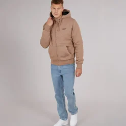 Clearance Bench Herre Baraz Borg Foret Hættetrøje Taupe Marl Brun mergel