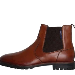 New Ben Sherman Herre Baron Læder Chelsea Støvler Brun