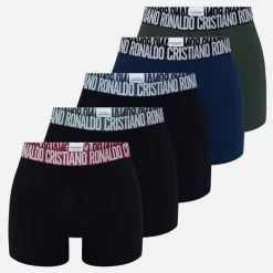 Best CR7 Herre Basic Fem Pak Trusser Sort