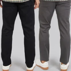 Outlet JACK & JONES Herre Bolton Dean AKM Chinoer To-pak Mørkegrå/​Sort Flerfarvet
