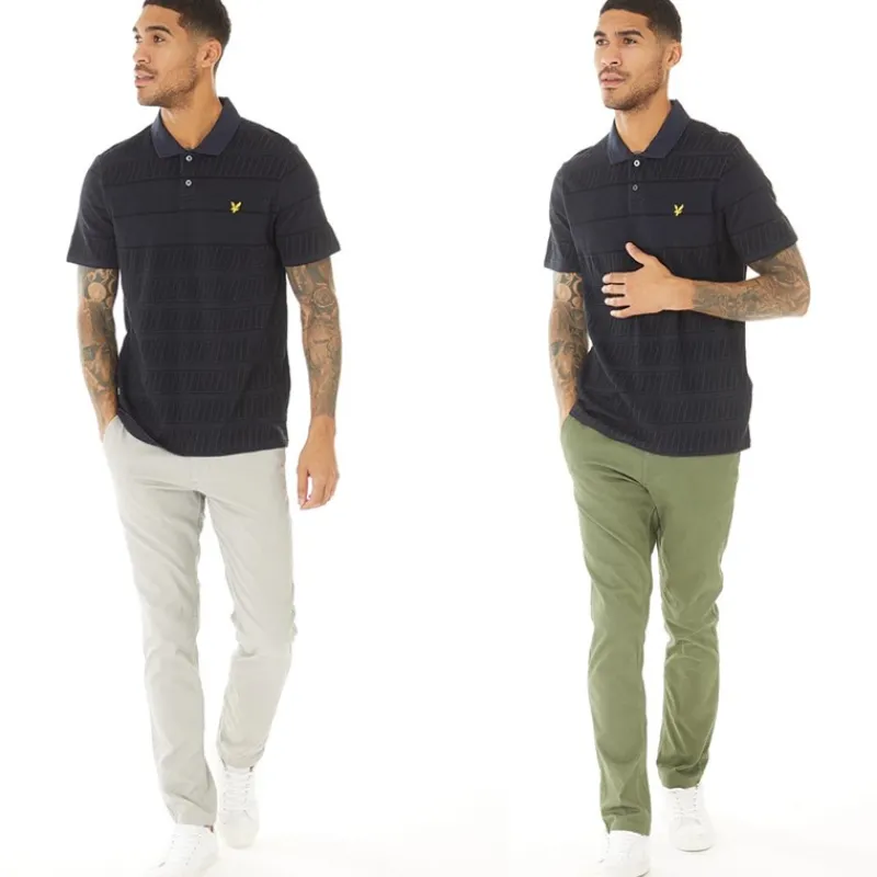 Online JACK & JONES Herre Bolton Dean AKM Chino Bukser 2-pak Ghost Grå/Oliven Nat Flerfarvet