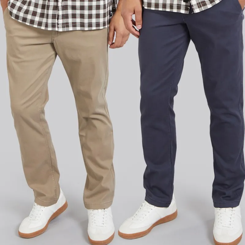 Sale JACK & JONES Herre Bolton Dean AKM To-pak Chinos Beige/Navy Blazer Flerfarvet