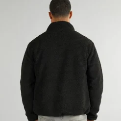 French Connection Herre Borg Fleece med Høj Hals Sort
