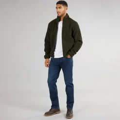 French Connection Herre Borg Fleece med tragthals Khaki