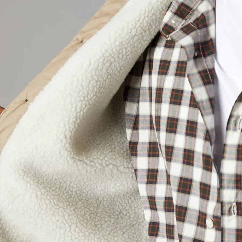 Clearance French Connection Herre Borg Skjorte Sten beige