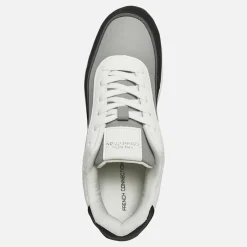 Best French Connection Herre Bubble Sneakers Hvid/Sort
