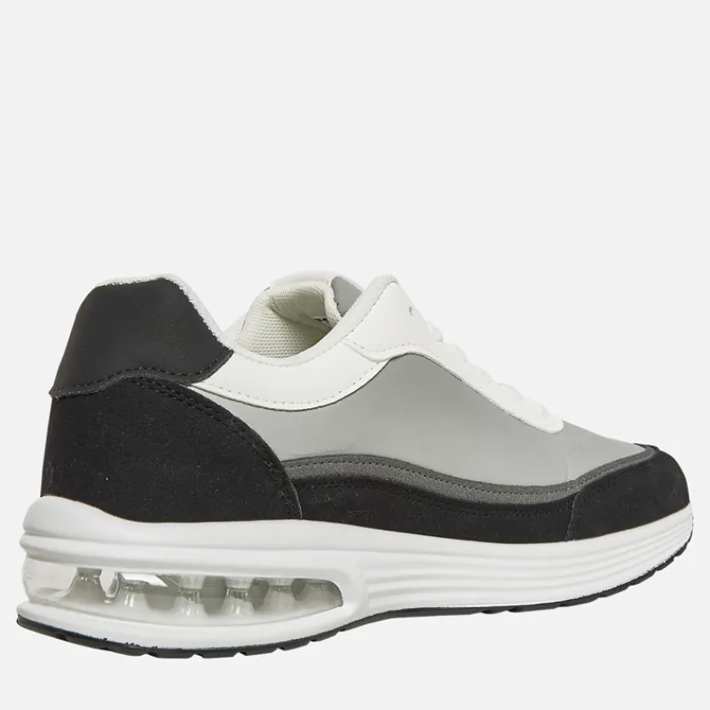 Best French Connection Herre Bubble Sneakers Hvid/Sort