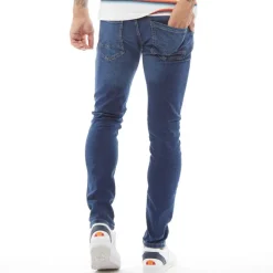 New Crosshatch Herre Buraca Slim Fit Jeans Stonewash Denim